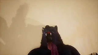 Pov two uncaring wolves having it away - Wildlife